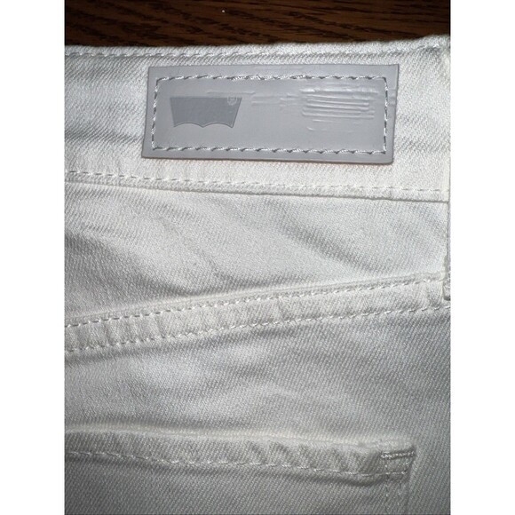 Levis Demi Curve Classic Rise White Jeans Womens 8/29 - Picture 7 of 7